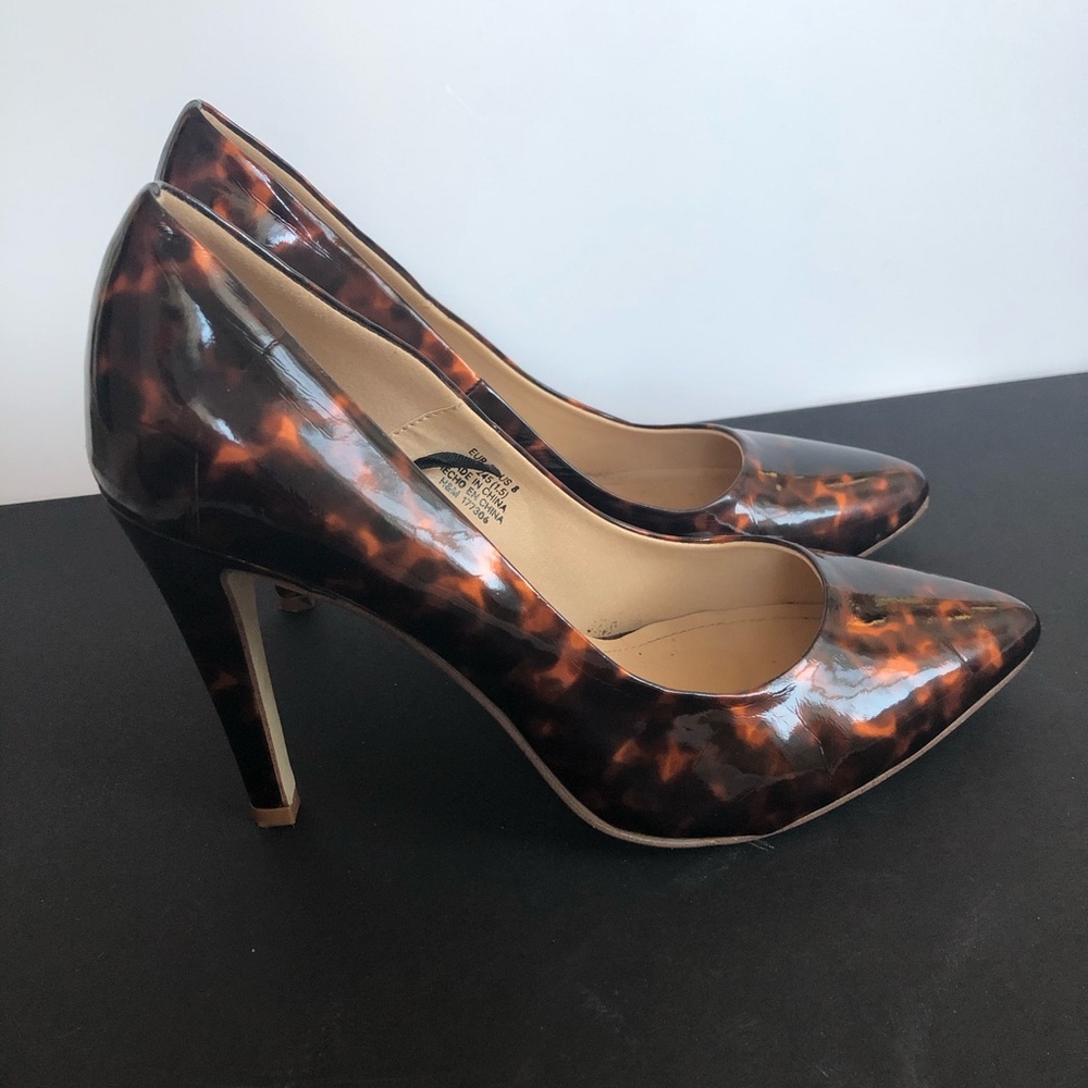 Tortoise Shell Print Heels